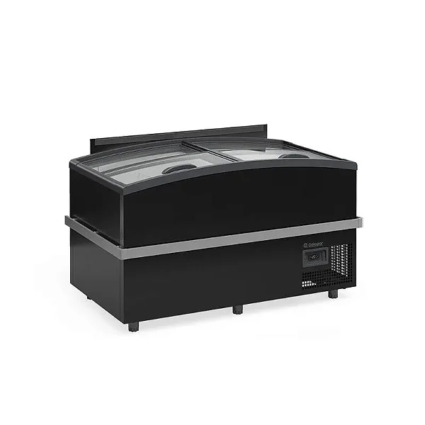 Expositor Ilha Supermercado - Dupla Ação GISM-150 PR Gelopar 220v