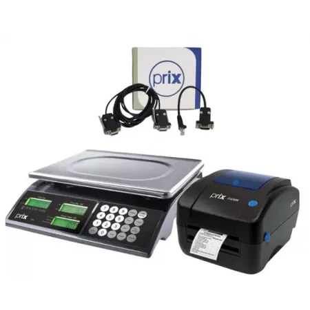 Kit Balança Toledo Prix 3 Fit 32kg + Impressora It400m 127/220v