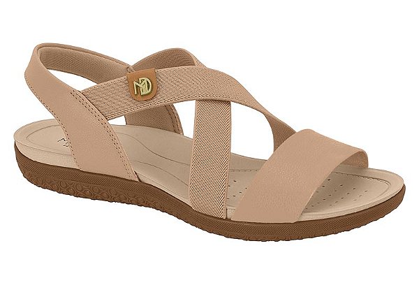 SANDÁLIA FEMINA MODARE ELASTICO NUDE