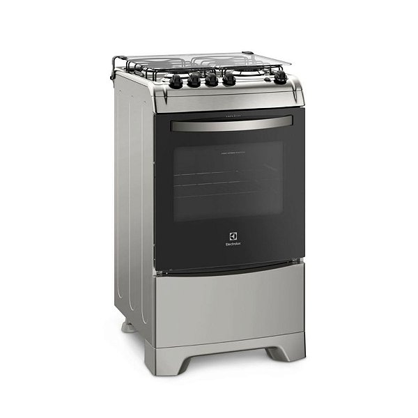 Fogão 4 Bocas Automático Prata