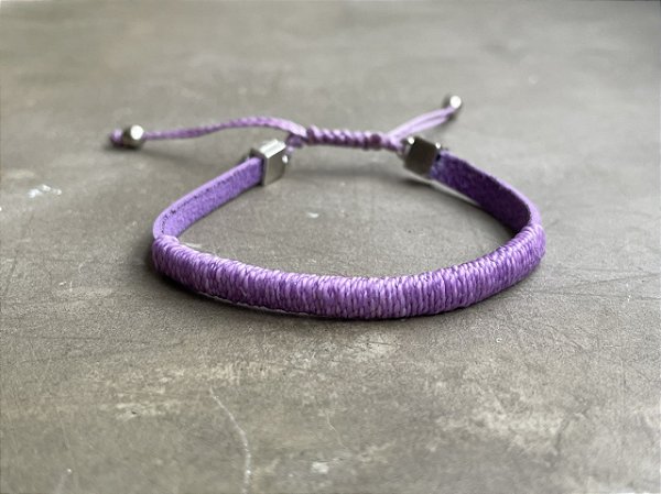 Pulseira Linha Central Lilás