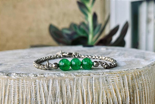Pulseira Jade Esmeralda