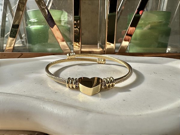 Pulseira Bracelete Dourada