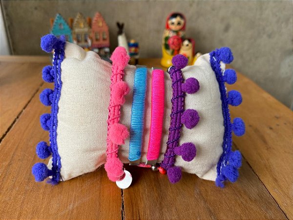 Kit de Pulseiras Infantis Coloridas