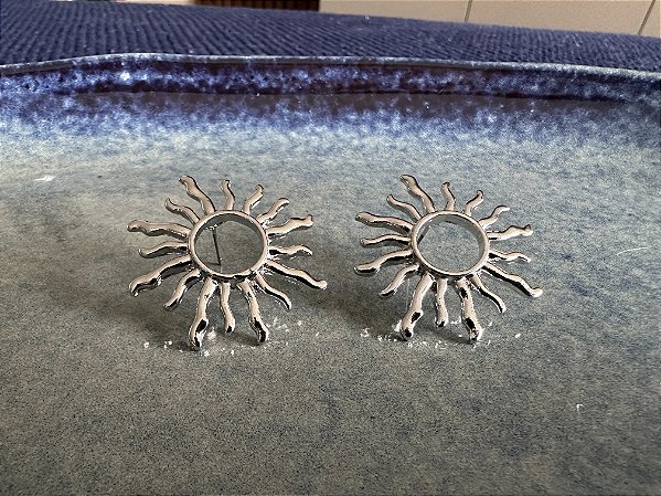 Brinco Sol Prateado