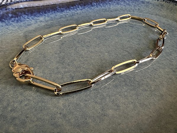 Colar Corrente Dourada Elos