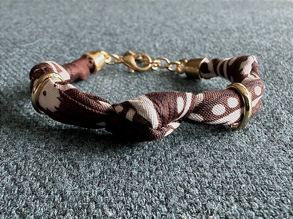 Pulseira Bandana Marrom