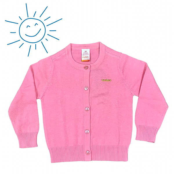 Cardigan Infantil Marlan Tricot Botões