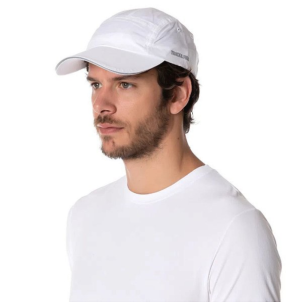 BONÉ TRACK&FIELD REFLETIVO COM PROTEÇÃO SOLAR BRANCO UV TECH - BRANCO UNICO