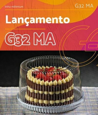 Embalagem para bolo, torta e mini torta Galvanotek G 32MA - 10 unidades