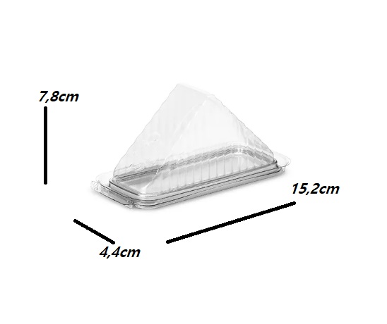 Embalagem Para Fatia de Lanche Galvanotek G 565 - 10 Unidades