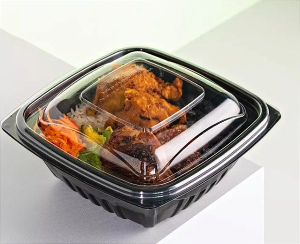 Embalagem Pote Freezer Microondas 1.300ml Galvanotek G 337 - 100 Unidades