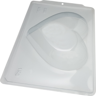 Forma silicone BWB Ovo de Coração 1kg SP - 1 Unidade ref 3632/47