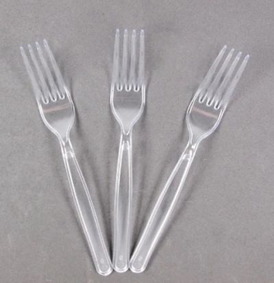 Garfo Refeição Especial Cristal - 50 unidades