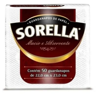 Guardanapo de Papel Sorella 22x23 - 50 Folhas
