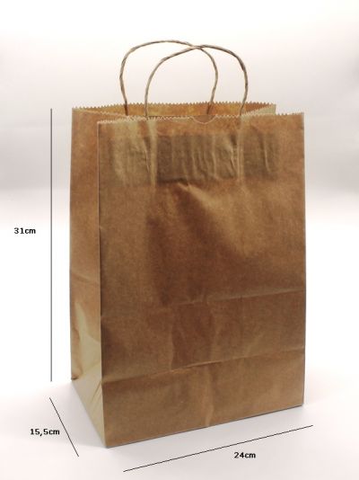 Sacola de Papel G 26x17.5x33 - 20 unidades