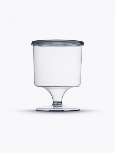 Taça Pit 150 com tampa 150ml - 5 unidades