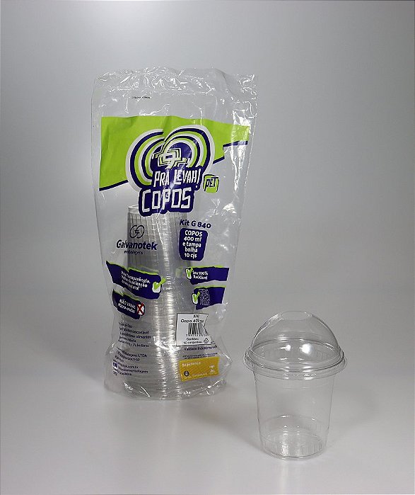 Copo Bolha Galvanotek G 840 400ml - 200 Unidades