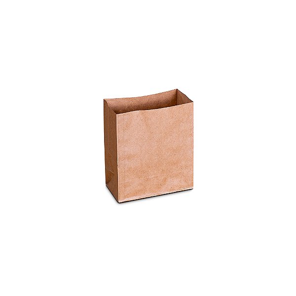Saco Kraft Liso Para Delivery PPP 15x7,5x17 - 50 Unidades