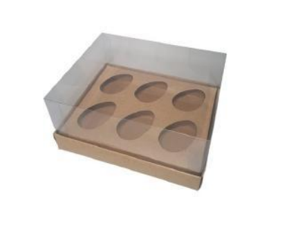 Caixa Degustação Kit Mini Ovos 50g Kraft - 1 Unidade