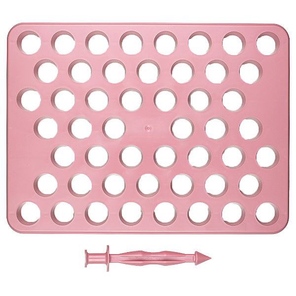 Placa Porcionadora 12g Com Empurrador 2 em 1 - 1 Unidade