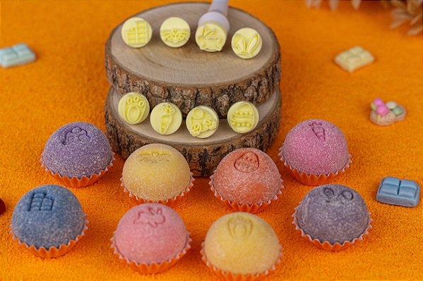 Carimbos Páscoa Amarelo - 1 Unidade