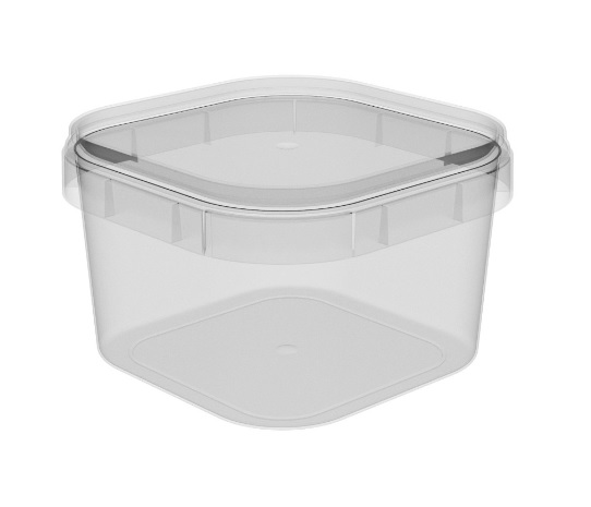 Pote Quadrado com Lacre 150ml - 10 Unidades