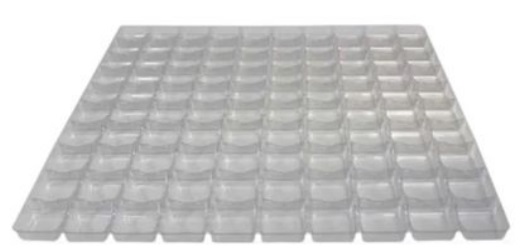Placa de Berço 100 Cavidades - 1 Unidade