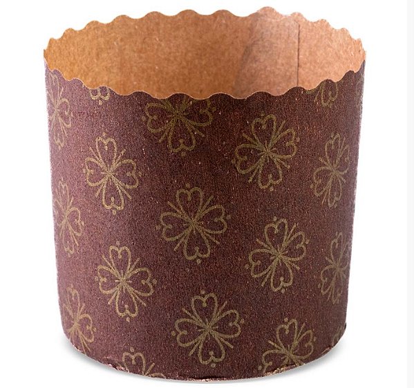 Forma Forneável de Panetone 250g - 10 Unidades