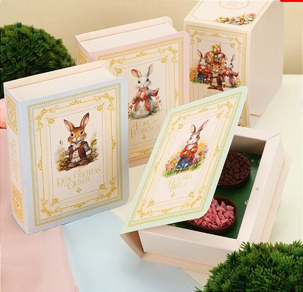 Kit "Trilogia" Os Coelhos Guardiões da Páscoa - 1 Unidade