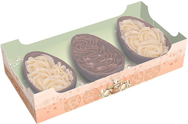 CAIXA DEGUSTAÇÃO ENCANTO 3X50G  2X17X27 - 1 UNIDADE