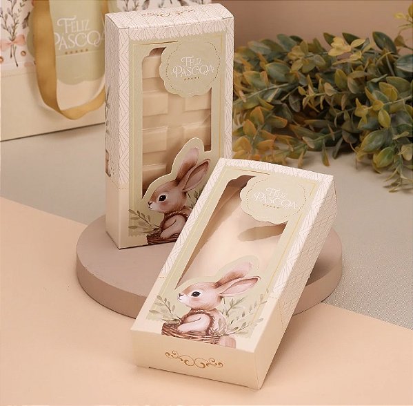 Caixa Para Barra 300g Com Visor Leveza - 1 Unidade