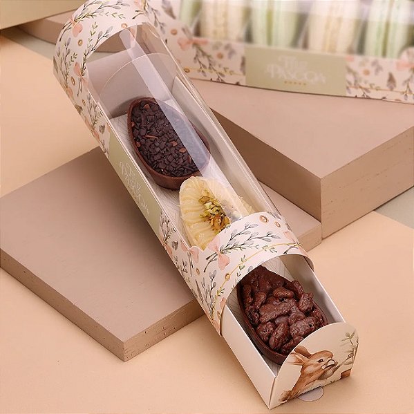 Caixa Para 3 Mini Ovos 50g Leveza - 1 Unidade