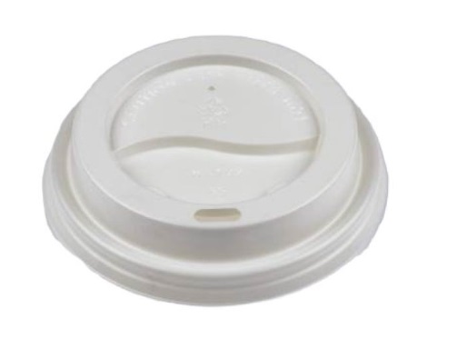 Tampa Plástica Para Copo Térmico de Papel 240ml - 25 Unidades
