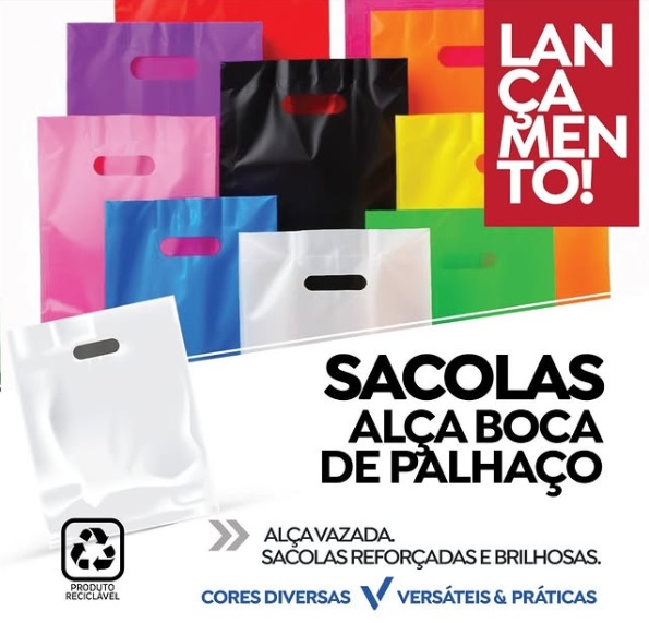 Sacola Boca de Palhaço 30x40 - 50 Unidades