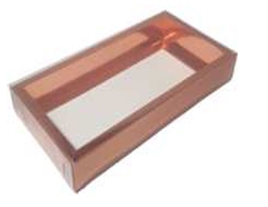 Caixa para barra 300g 9x16,5x3,2 Rosê Texturizado - 10 Unidades