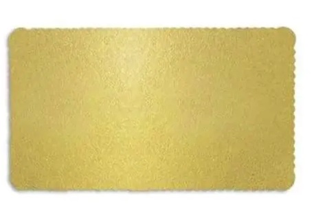 Cake Board Retangular Ouro 35x20 - 1 Unidade