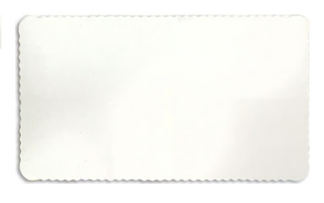 Cake Board Retangular Branco 35x20 - 1 Unidade