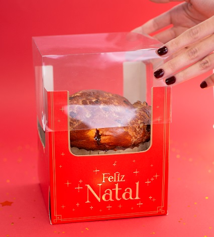 Caixa Panetone Natal Luz 500g - 1 Unidade