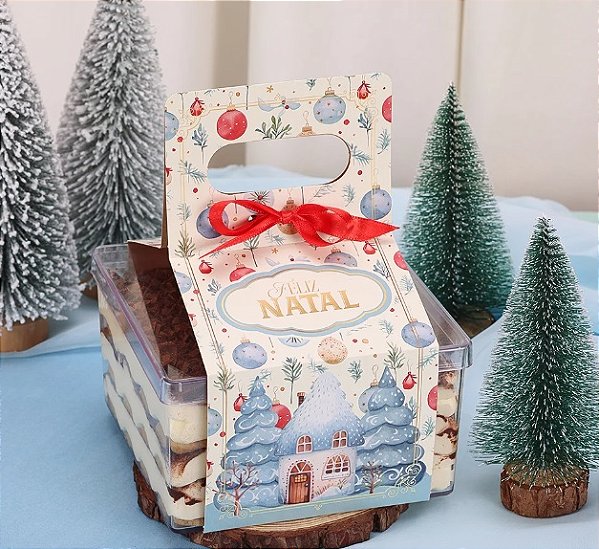 Alça para Cake Box 14x14cm Celebração - 1 Unidade