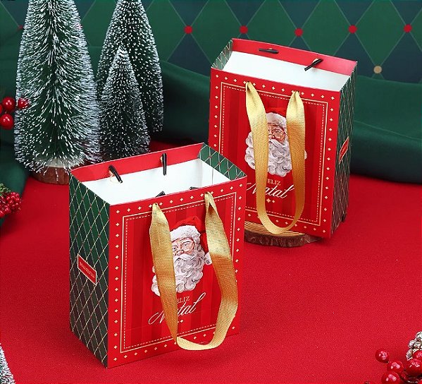 Mini Sacola Vintage 13x7x16 - 1 Unidade