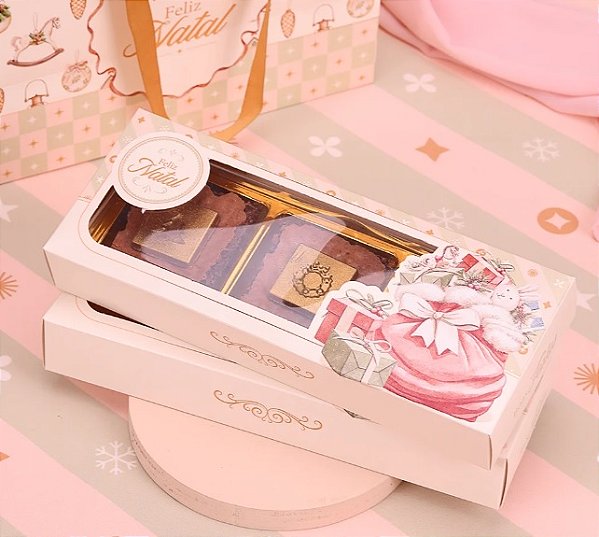 Caixa para 3 Pães de Mel com Blister Graça - 1 Unidade