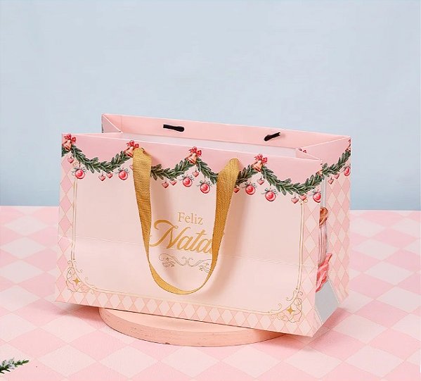 Sacola 26x16,5x13 Doce Natal - 1 Unidade
