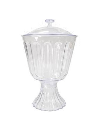 Taça Confeiteiro Com Tampa Acrílica 1.250ml - 1 Unidade