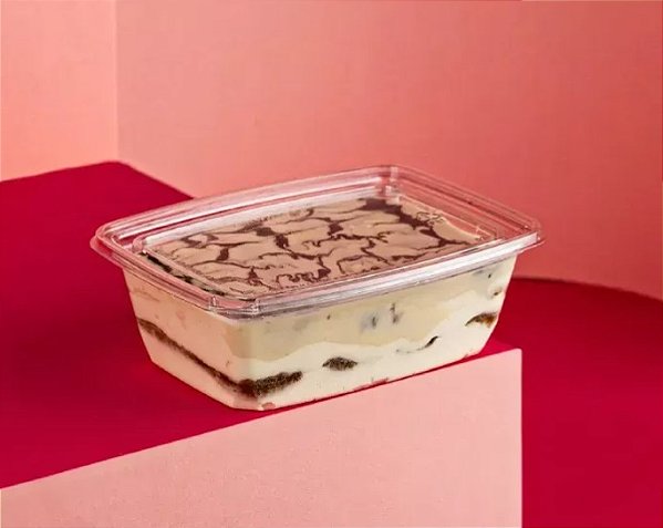 Pote Retangular Com Lacre 750ML G 736 - 10 Unidades