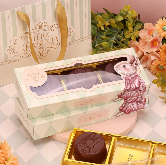 Caixa Com Blister Para 3 Pães de Mel RECORDAR - 1 Unidade