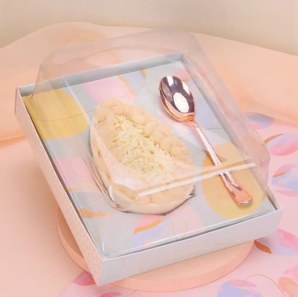 Caixa Para Ovo de Colher Ajustável Tampa Termoformada 250g - 350g - 500g CELEBRAR - 1 Unidade