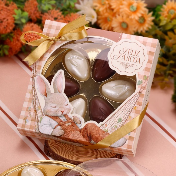 Caixa Com Blister Para 6 Mini Ovos Acolher - 1 Unidade