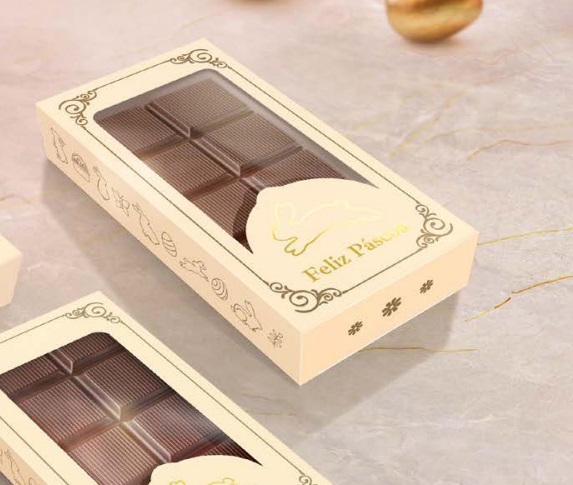 Caixa Para Barra 300g Páscoa Luz - 1 Unidade