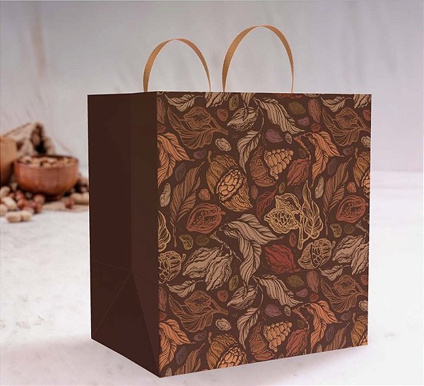 Sacola M 24x17x26 Puro Cacau - 1 Unidade